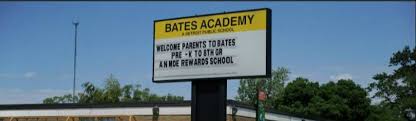 Image of Bates Academy sign Image of Bates Academy sign
